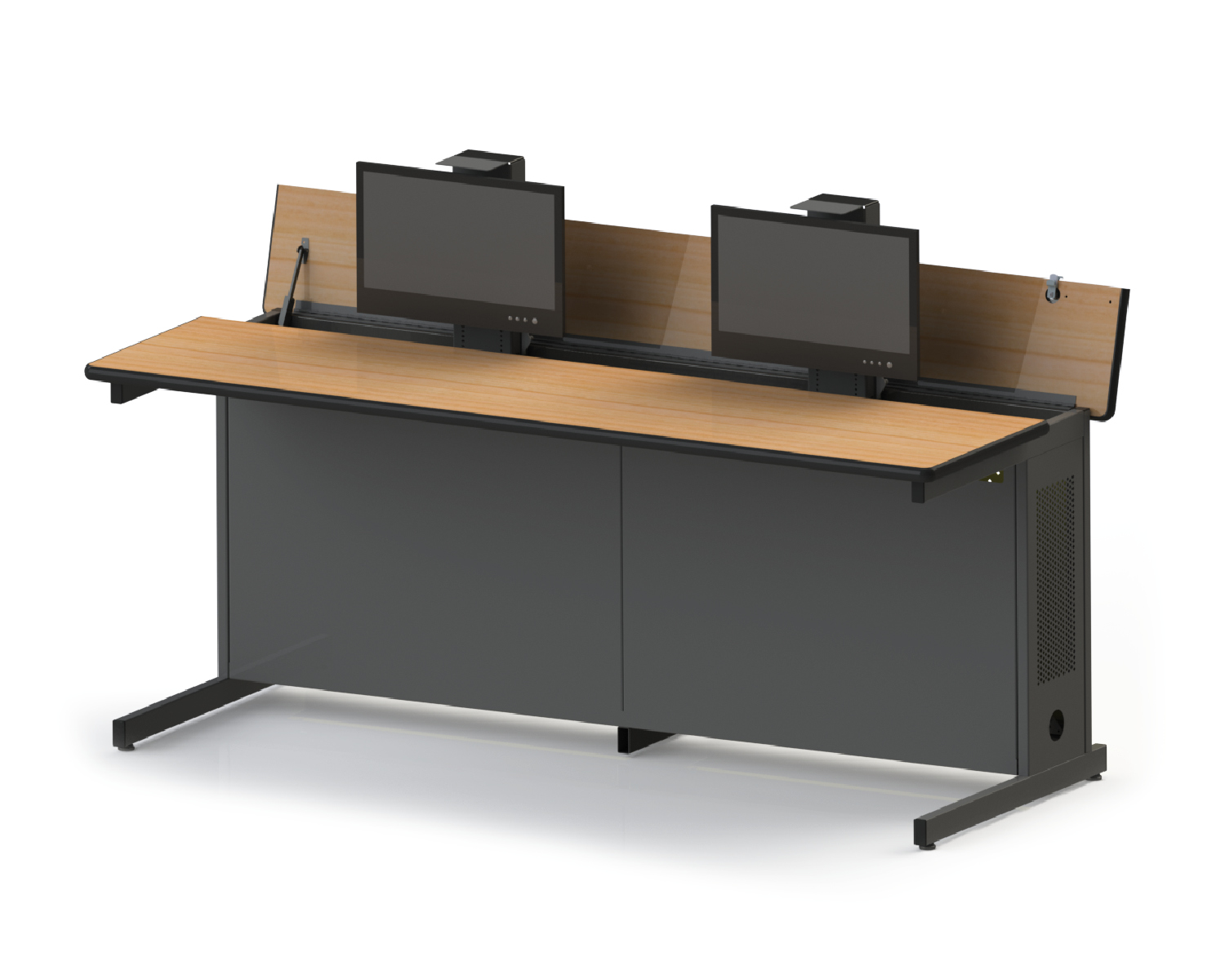 PCD Series Flip Desk Greene Manufacturing, Inc.